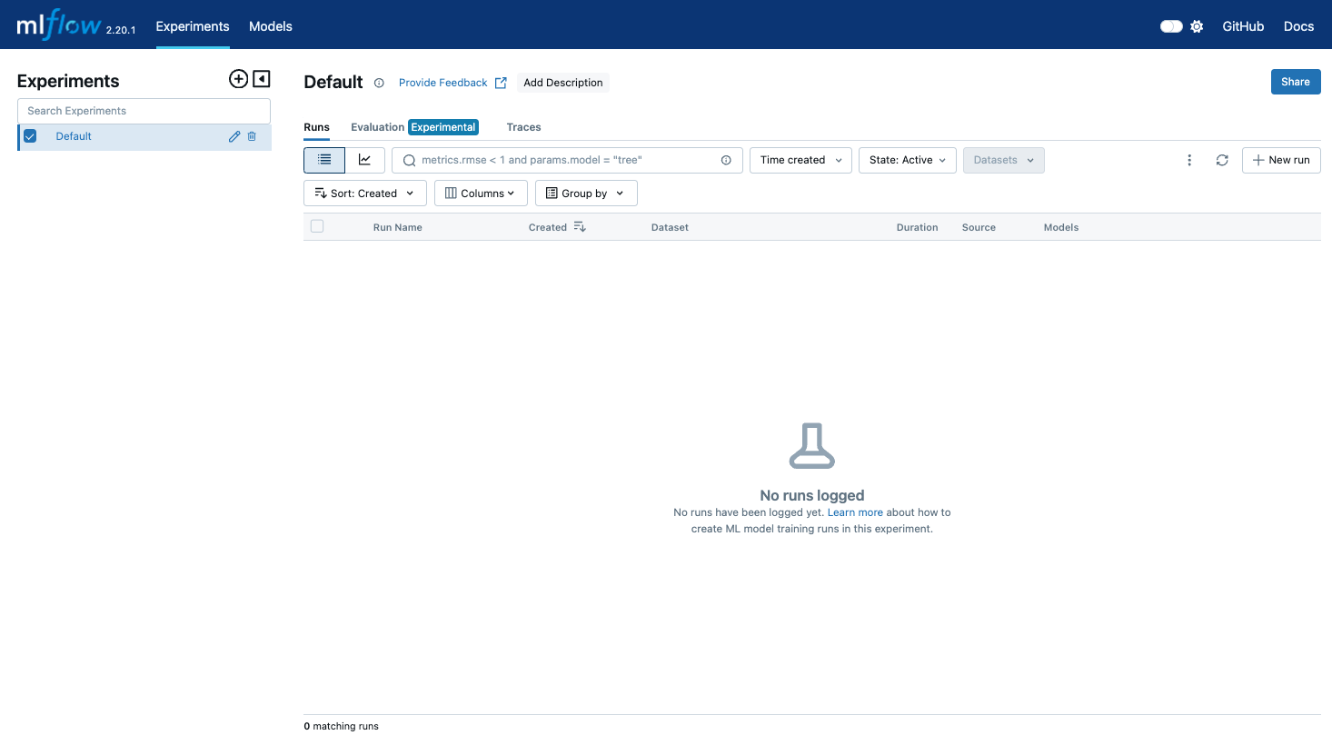 MLflow Landing Page
