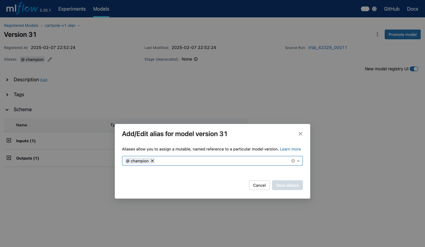 MLflow Model Details